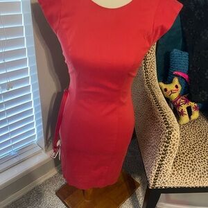French Connection Vibrant Red Mini Dress
